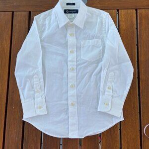 Crewcuts Kids White Dress Shirt in Size 4/5 EUC